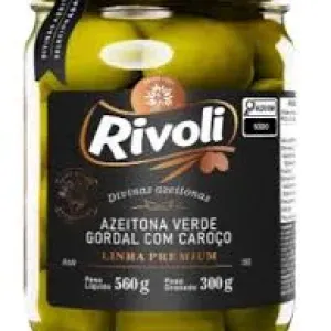 AZEITONA VERDE GORDAL RIVOLI  C/CAROCO 300GR