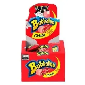 CHICLE BUBBALOO MORANGO CX 300G