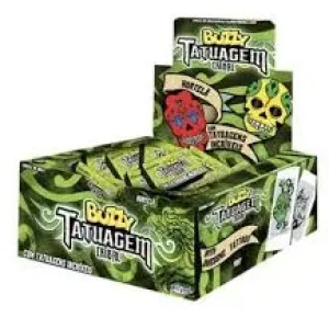 CHICLE BUZZY TATTO TRIBAL HORTELA 90UN