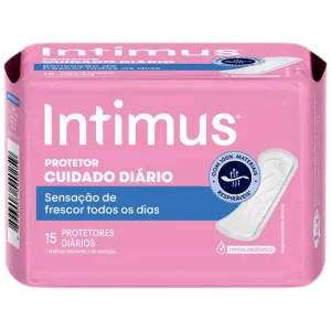 ABSORVENTE INTIMUS CUIDADO E PROTETOR DIARIO C/15