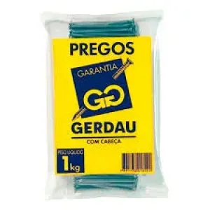 PREGO C/CABECA POLIDO GERDAU 15X15