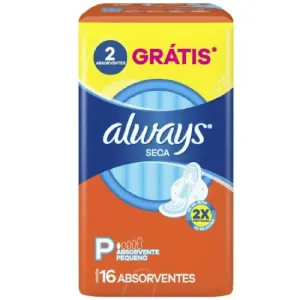 ABSORVENTE ALWAYS SUPER PROTECAO SECA C/ABAS C/16