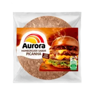HAMBURGUER AURORA SABOR PICANHA 90G