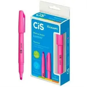CANETA DESTACA TEXTO CIS LUMINI ROSA
