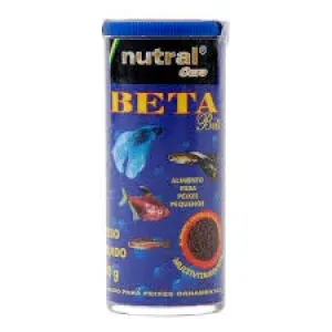 ALIMENTO P/PEIXES PEQUENO NUTRAL OURO BETA BITS 10G