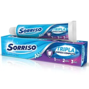 CREME DENTAL SORRISO TRIPLA LIMPEZA COMPLETA 70G