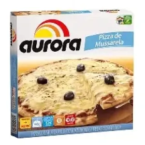 PIZZA AURORA MUSSARELA C/AZEITONAS PRETAS 440GR