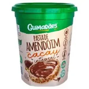 PASTA DE AMENDOIM GUIMARAES C/CACAU INTEGRAL ZERO LACTOSE 450G