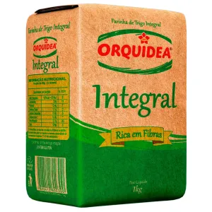 FARINHA DE TRIGO ORQUIDEA 100% INTEGRAL 1KG