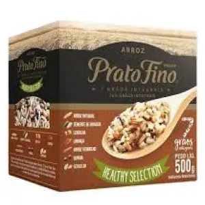 ARROZ PRATO FINO BENEFICIADO 7 GRAOS INTEGRAIS 76% 500GR