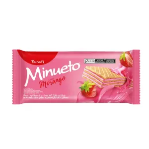 WAFER PARATI MINUETO MORANGO 81GR