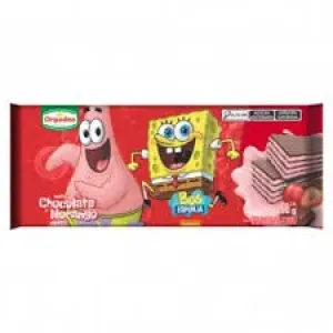 WAFER ORQUIDEA CHOCOLATE E MORANGO  90GR