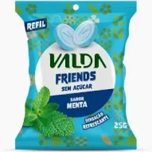 PASTILHAS VALDA FRIENDS SEM ACUCAR MENTOL E EUCALIPTOL 50GR