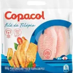 FILE DE TILAPIA S/ PELE COPACOL CONGELADO 800G