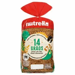 PAO DE FORMA NUTRELLA 14 GRAOS 450G