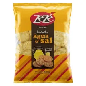 BISCOITO SALGADO ZEZE AGUA E SAL 400G
