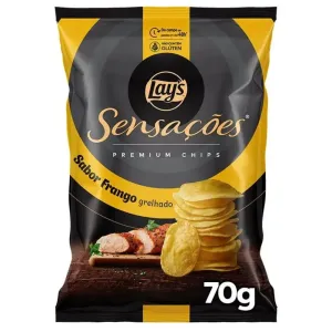 SALGADINHO ELMA CHIPS BATATA LAYS SENSACOES FRANGO 70GR