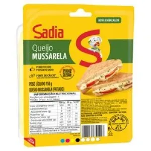 QUEIJO MUSSARELA SADIA FATIADO SOLTISSIMO 150GR
