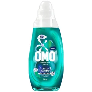 LAVAROUPA LIQUIDO OMO CICLO RAPITO ACAO T 750ML