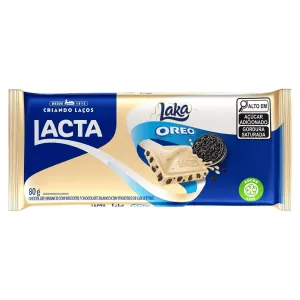 BARRA DE CHOCOLATE LACTA LAKA OREO 80GR