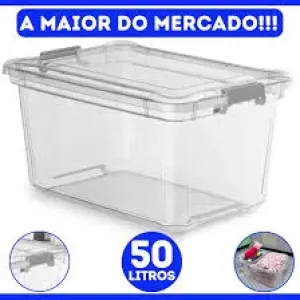 ORGANIZADOR PLASTICO PLASVALE 550 X 380 X 475CM PREETO 50L