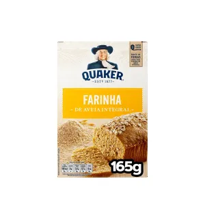 FARINHA DE AVEIA QUAKER INTEGRAL 165GR