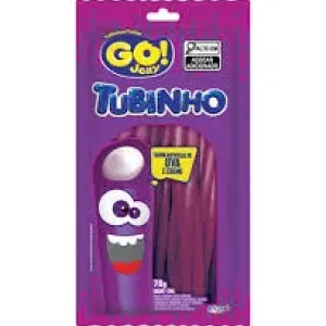 BALA GO JELLY TUBINHO UVA 70GR