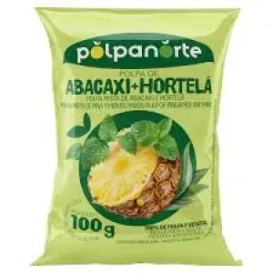 POLPA POLPANORTE ABACAXI E HORTELA 100GR