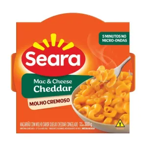 MAC E CHEESE SEARA CHEDDAR MOLHO CREMOSOS 300GR