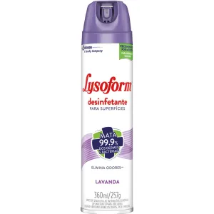 DESINFETANTE P/SUPERFICIES  LYSOFORM LAVANDA 360 ML