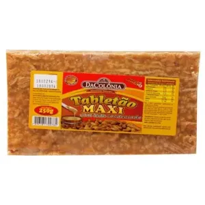 RAPADURA DACOLONIA C*DOCE DE LAITE C/ AMENDOIM 250GR