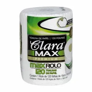 PAPEL TOALHA CLARA MAX PREMIUM 120 FLS