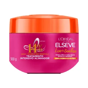 CREME DE TRATAMENTO ELSEVE LISO DOS SONHOS 300GR