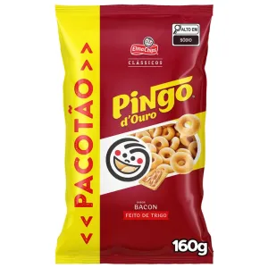 SALGADINHO ELMA CHIPS PINGO D OURO BACON 160GR