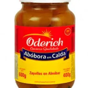 ABOBORA ODERICH EM CALDA 600GR
