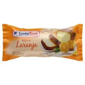 BOLO SEVEN BOYS LARANJA 250G