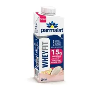 BEBIDA LACTEA PARMALAT WHEY FIT COCO C/BATATA DOCE 250ML