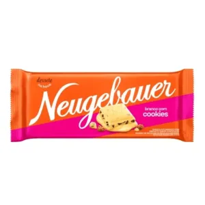 BARRA DE CHOCOLATE NEUGEBAUER BRANCO C/ COOKIES 80GR