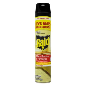 INSETICIDA RAID MATA BARATAS E FORMIGAS 420ML