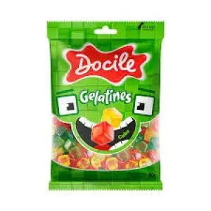 BALA DOCILE GELATINES CUBO 80GR