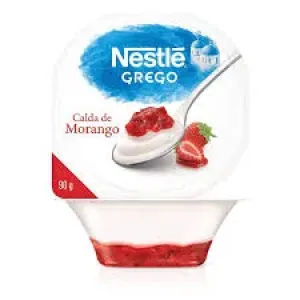 IOGURTE GREGO TRADICIONAL C/ CALDA DE MORANGO 90GR