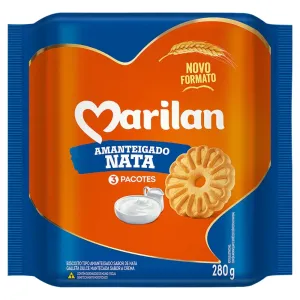 BISCOITO AMENTEIGADO MARILAN NATA 280G