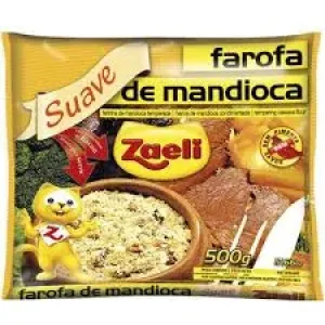 FAROFA DE MANDIOCA ZAELI SUAVE 500GR