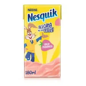 BEBIDA LACTEA  NESQUIK NESTLE  UHT SABOR MORANGO 180ML