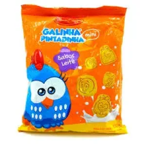 MINI COOKIES LEITE GALINHA PINTADINHA SANTA EDWIGES 100G