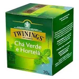 CHA TWININGS VERDE E HORTELA C/10SQ 20G