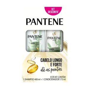 KIT SHAMPOO/CONDICIONADOR PANTENE BAMBU 575 ML