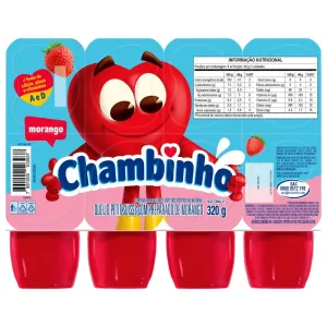 QUEIJO PETIT SUISSE CHAMBINHO NESTLE MORANGO 320GR