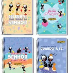 CADERNO  CREDEAL SMILINGUIDO 200MM X 275MM 80 FOLHAS 1 MATERIA