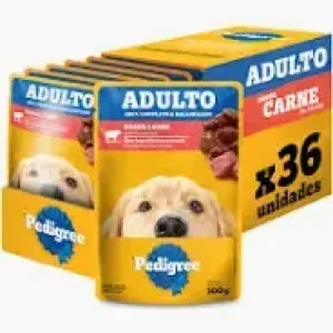 RACAO CAES PEDIGREE VITAL ADULTO CARNE SACHE 100G